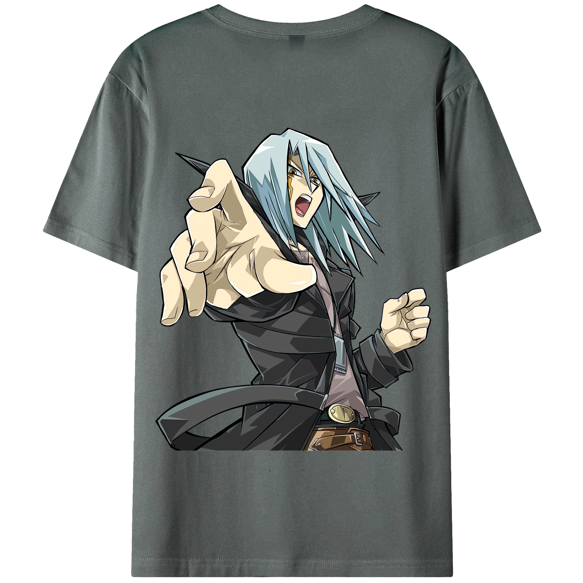 （画像用） 遊☆戯☆王 Yu-Gi-Oh! 綿100％半袖Tシャツ（背面プリント）